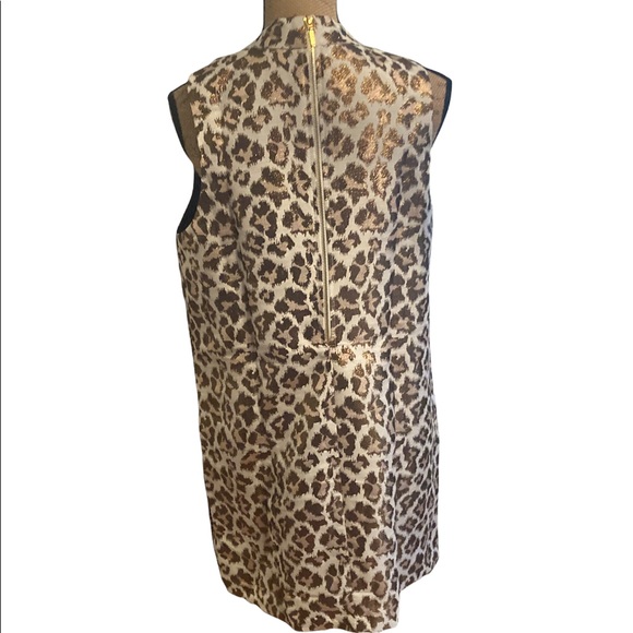VENUS Metallic Leopard Sleeveless Dress - Picture 3 of 4